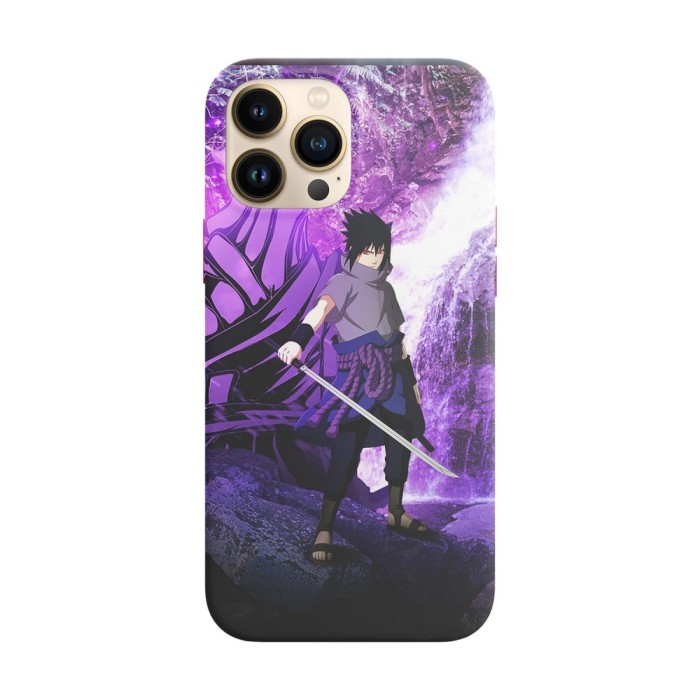 Husa compatibila cu Apple iPhone 14 model Sasuke Uchiha Susano, Silicon, TPU, Viceversa