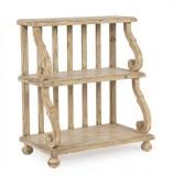 Cumpara ieftin Raft 3 polite lemn natur Magret 80x45x90.5 cm