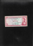 Rar! Caraibe East Carribean 1 dollar dolar 1965 seria055811