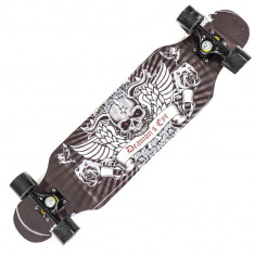 Longboard Action One, ABEC-7 PU, Aluminiu, 100 kg, 79 x 20 cm, Multicolor Demon Eye