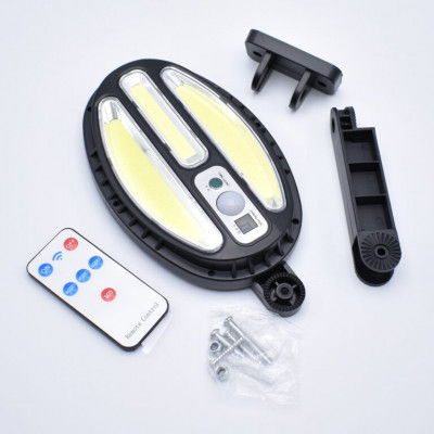 Lampa Solara Cu Acumulator De Exterior,Telecomanda,96 LED COB &amp;ndash; BL-HB-8188A foto