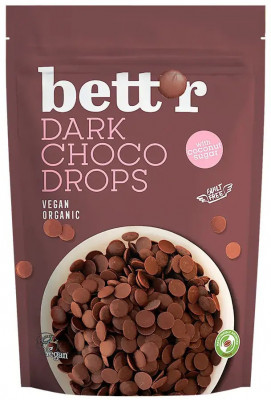Choco drops Dark bio 200g Bettr foto