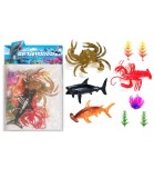 Set de Mici Animale Marine pentru Joacă 4 Buc. &icirc;n Plic