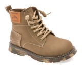 Ghete SELECTION KIDS maro, 532203, din piele naturala