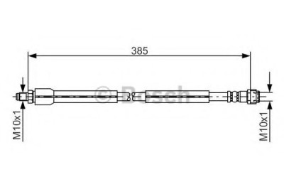 Conducta / cablu frana MERCEDES S-CLASS (W220) (1998 - 2005) BOSCH 1 987 476 949 foto