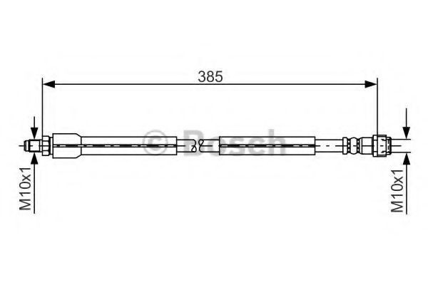 Conducta / cablu frana MERCEDES S-CLASS (W220) (1998 - 2005) BOSCH 1 987 476 949