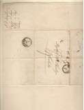 Austria.1852 Scrisoare prefilatelica Trieste-Galati,via Pesta XR.4