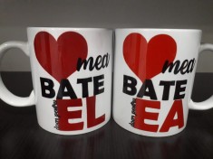 Set 2 cani personalizate foto
