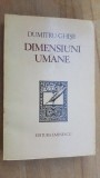 Dimensiuni umane- Dumitru Ghise