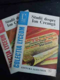Studii Despre Ion Creanga Vol.1-2 - Necunoscut ,544666