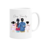 Cana alba personalizata One Family, INOVATIX&reg;. 330ml
