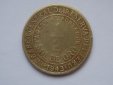 1/2 SOL DE ORO 1943 PERU