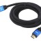 Cablu HDMI 2.0 textil 3m negru