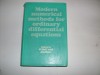 Modern Numerical Methods For Ordinary Differential Equations - G.hall, J.m . Watt , 20779