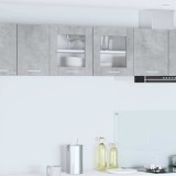 vidaXL Dulap suspendat cu ușă Riga Gri beton și Alb 80 x 31 x 40 cm 884232