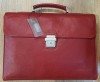 Servieta Piele Barbati ARTHUR&amp;ASTON Office Noua Eticheta Rosu 37.5x27.5 cm