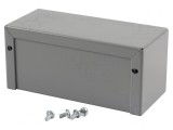 Carcasă universală aluminiu gri 56x127x56mm