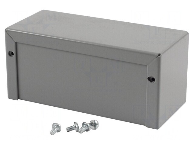 Carcasă universală aluminiu gri 56x127x56mm