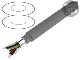Cablu Electric Alpha Essential 3x2x28AWG PVC Gri &Icirc;ntunecat 300V