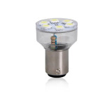 Set becuri LED 12V BA15D cu 6 leduri 5050SMD Vecta 2 buc Kft Auto