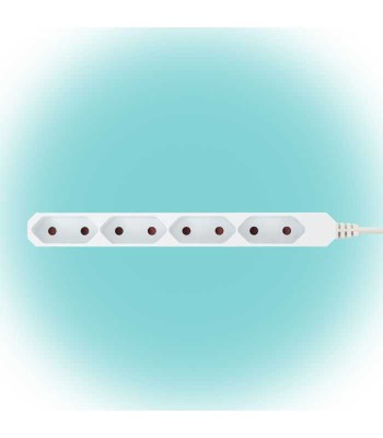 Prelungitor electric Euro 4 prize 5m 2300W alb Home NV 4E-5/WH foto