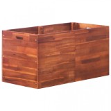 Cumpara ieftin VidaXL Jardinieră de grădină, lemn de acacia, 100 x 50 x 50 cm
