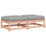 Cumpara ieftin Taburete de gradina cu perne, 2 buc., lemn masiv douglas