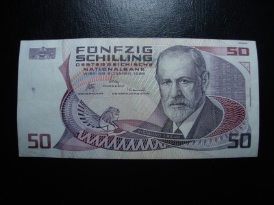 AUSTRIA 50 SCHILLING 1986 SUPERBA foto