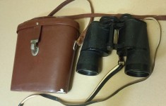 D286-Binoclu mare KARL ZEISS JENA DEKAREM 10X50 anii 1950 in cutie de piele.