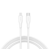 Cablu de date si incarcare Canyon CLNM60, Type-C la Lightning, 60W, 1 m, alb