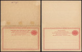 Sweden - Postal History Rare Old Postal stationery + Reply UNUSED DB.192