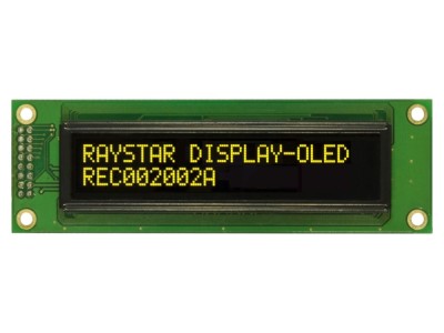 Display OLED alfanumeric 20x2 galben foto