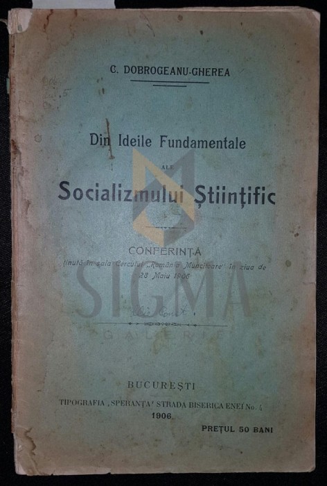 DIN IDEILE FUNDAMENTALE ALE SOCIALIZMULUI STIINTIFIC