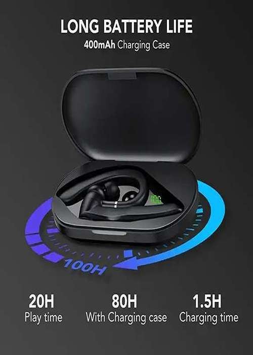Casca handsfree cu reducere a zgomotului ENC si reincarcare in carcasa