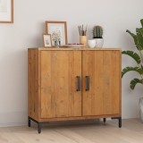 vidaXL Servantă, maro, 75x35x70 cm, lemn masiv de pin reciclat