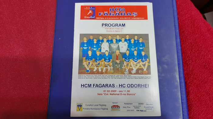 program HCM Fagaras - HC Odorhei