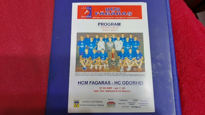 program HCM Fagaras - HC Odorhei