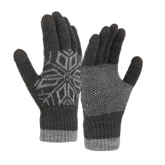 Manusi de Barbat, Flippy, Model Fulg, Functie Touchscreen (ecran tactil), Material Acril Tricotat, Manseta Elastica, Interior Catifelat, Marime Univer foto