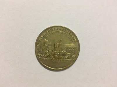 Medalie comemorativă NOTRE-DAME de Paris 2013 (bronz) foto