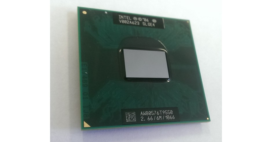 Procesor laptop Intel T9550 SLGE4 2,66GHz 6MB Socket P FSB 1066 ca ...