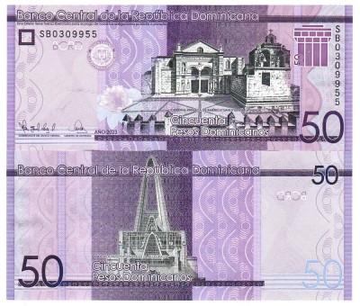 Republica Dominicana 50 Pesos 2023 P-189 UNC foto