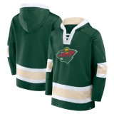 Minnesota Wild hanorac de bărbați cu glugă Mens Laced Hockey - M