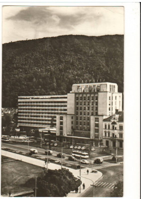 CPI B 11171 CARTE POSTALA - BRASOV, HOTEL CARPATI, RPR foto