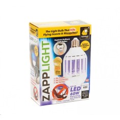 Bec LED antiinsecte cu lampa UV anti-tantari, insecte 600 lm, 60 W