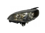 Far FIAT DOBLO (263), 01.2015-, partea stanga, DEPO, cu daytime running light; H7+H7+W21W+WY21W; electrical; negru rim; cu motor; halogen,