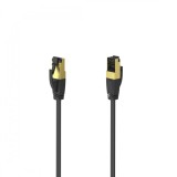 Cumpara ieftin Cablu de corelare de retea HAMA S/FTP, CAT 8, RJ-45 - RJ-45, 40Gbit/s, 3,0 m, fara halogeni, negru
