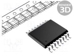 NXP IC interfaţă 8bit extensie I/O 2,5&divide;6VDC I2C SMD SO16