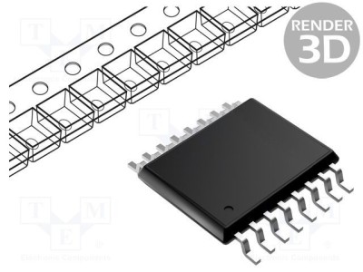 NXP IC interfaţă 8bit extensie I/O 2,5&amp;divide;6VDC I2C SMD SO16 foto