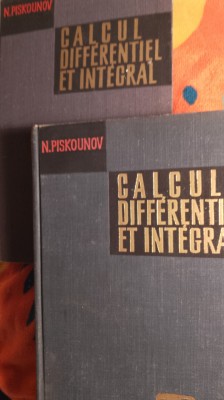 N piskounov,calcul differential et integral, 2 vol, 0048 foto