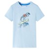 Tricou pentru copii, albastru deschis, 116 12561, vidaXL